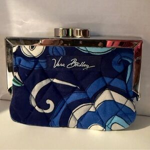 Vera Bradley Blue and White Quilted Change Purse
